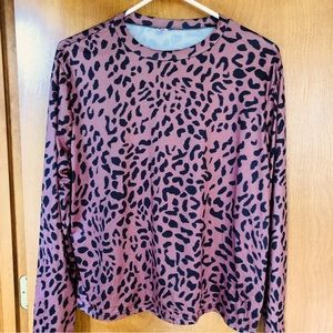 Animal print jersey